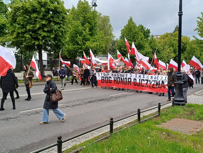 Marsz przeciwko imigrantom